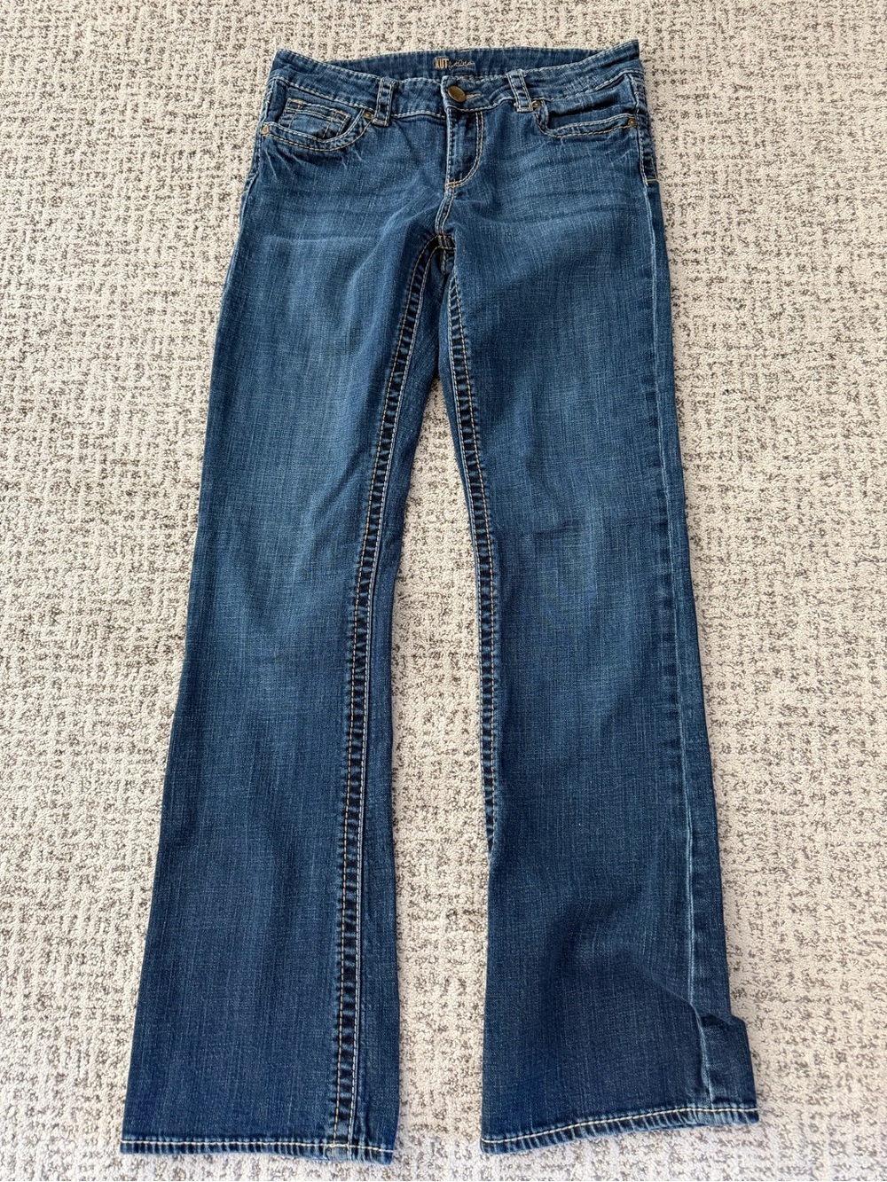 Kut from the Kloth Dark Blue Flared Jeans